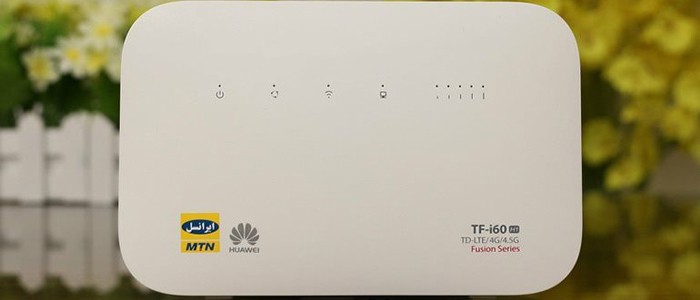 مودم TD-LTE ایرانسل TF-i60 H1 از نمای رو به رو