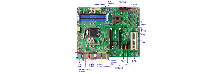 مین برد صنعتی جت وی JNAF791-Q370