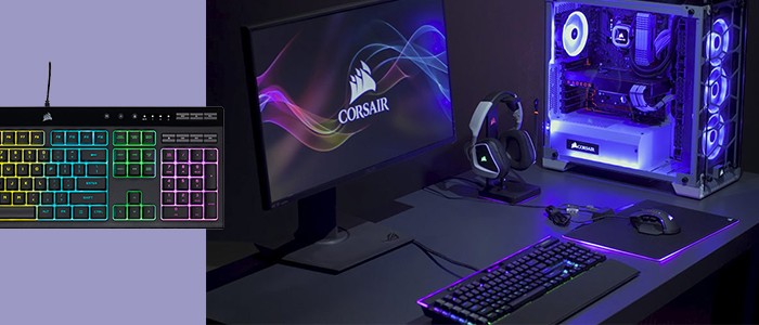 کیبورد مخصوص بازی Corsair K55 RGB