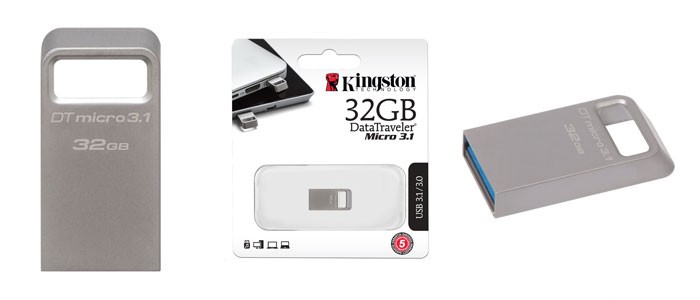 فلش مموری کینگستون DataTraveler Micro 32GB USB 3.1 DTMC3/32GB