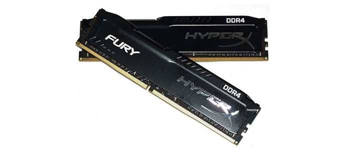 Hyper X DDR4 2400MHZ رم کامپیوتر 4 گیگابایت گینگستون تک کانال 