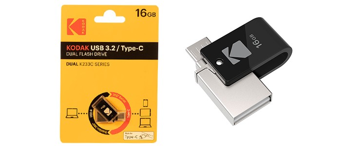 فلش مموری کداک K233C 16GB USB Type-C