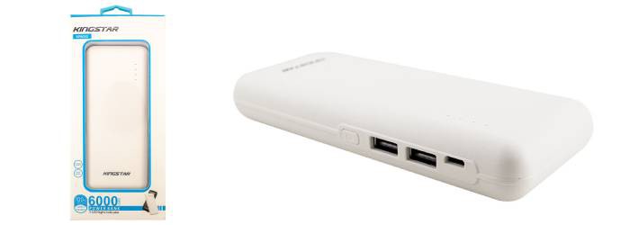 پاوربانک کینگ استار KP6010 6000mAh