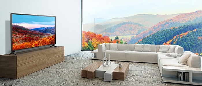 تلویزیون اسمارت ال جی 49LK5730PVC 49inch نصب شده در منزل
