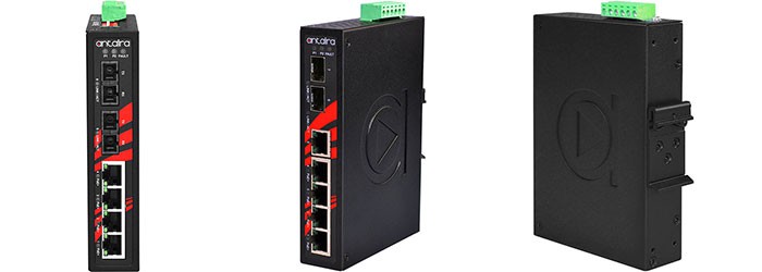 Antaira LNP-0702C-SFP-T Industrial Unmanaged Ethernet Switch