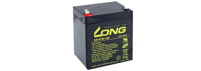  باتری سیلد اسید 12 ولت 5 آمپر لانگ WPS5-12 