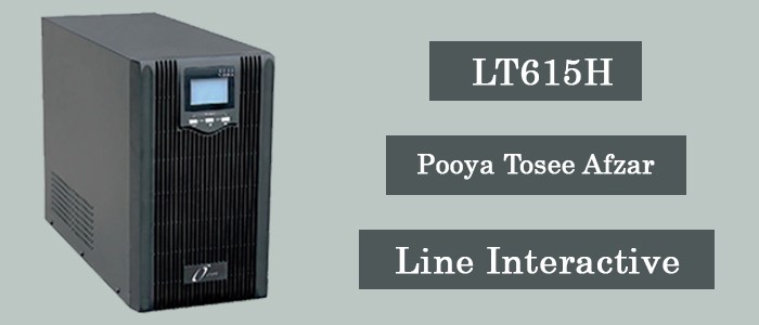 یو پی اس تک فاز لاین اینتراکتیو پویا توسعه افزار LT615H 1.5KVA باتری خارجی