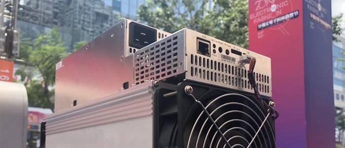 پورت اترنت و فن دستگاه ماینر میکرو بی تی Whatsminer M21S 56Th/s