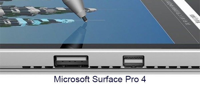 پورت های تبلت مایکروسافت Surface Pro 4 i5-6300U
