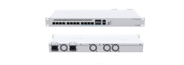 کلود روتر سوئیچ میکروتیک CRS312-4C+8XG-RM