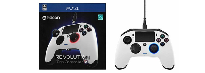 دسته بازی PS4 ناکن Revolution Pro Controller 2 White
