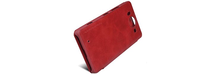 کیف چرمی گوشی مایکروسافت Lumia 950 نیلکین Qin