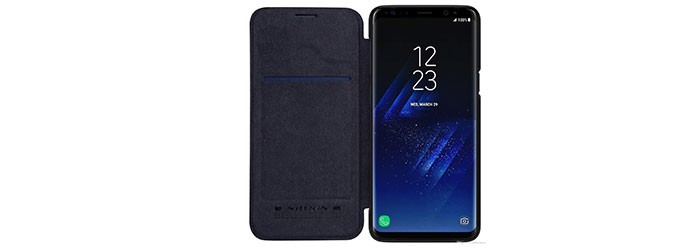 کیف چرمی گوشی سامسونگ Galaxy S9 نیلکین Qin