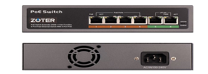 NKTECH PSE604EX PoE Switch