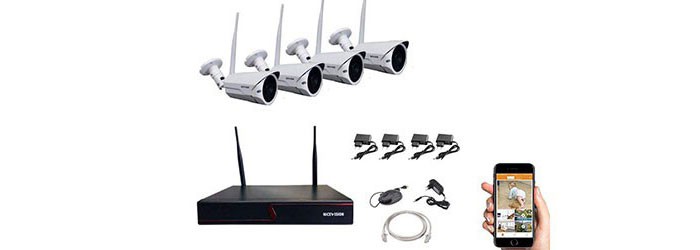 دوربین مداربسته وایرلس و ان وی آر نایس ویژن NV-KIT 4-S2