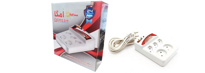 محافظ برق امگا 5 پریز 3 متری 
