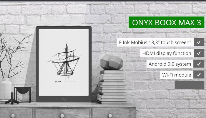 تبلت کتابخوان اونیکس بوکس MAX 3