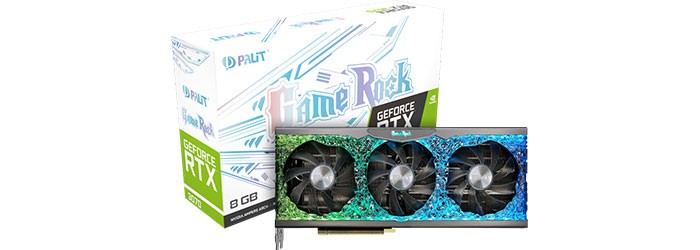 کارت گرافیک 8 گیگابایت پالیت GeForce RTX 3070 GameRock