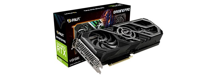 کارت گرافیک 10 گیگابایت پالیت GeForce RTX 3080 GamingPro