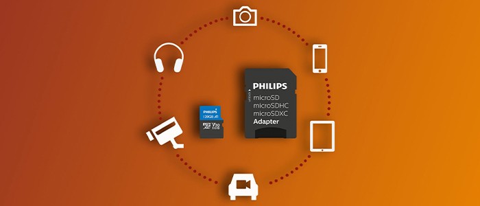 کارت حافظه فیلیپس میکرو SDHCUltra Pro C10 U3 128GB