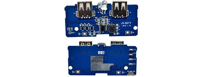 ماژول پاوربانک با 2 پورت یو اس بی 5V