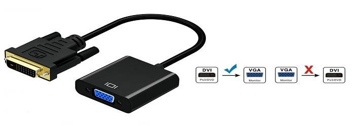 مبدل DVI به VGA پی اس پی