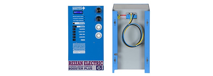 استابلایزر بوستر پلاس رله ای تک فاز ریزان 6KVA