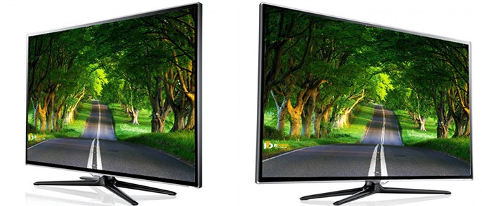 تلویزیون سه بعدی سامسونگ 46ES6950 46inch در دو زاویه مختلف