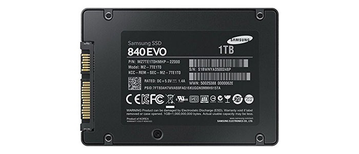 حافظه اس اس دی Samsung 840EVO 1TB