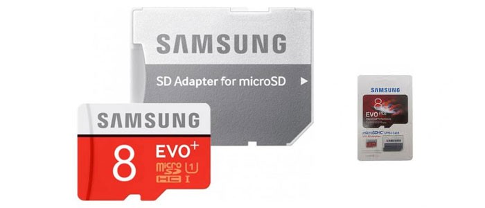 کارت حافظه میکرو اس دی سامسونگ EVO Plus 8GB U1 C10