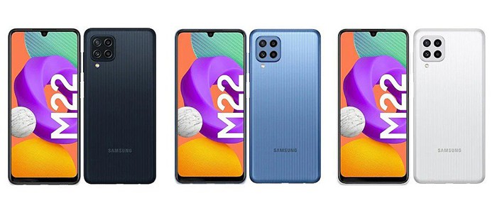 گوشی موبایل گلکسی سامسونگ M22 دو سیم کارت 128GB 4GB