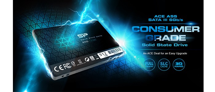 هارد SSD سیلیکون پاور 512 گیگابایت Ace A55