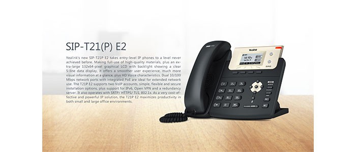 SIP-T21P E2 گوشی آی پی فون یالینک 