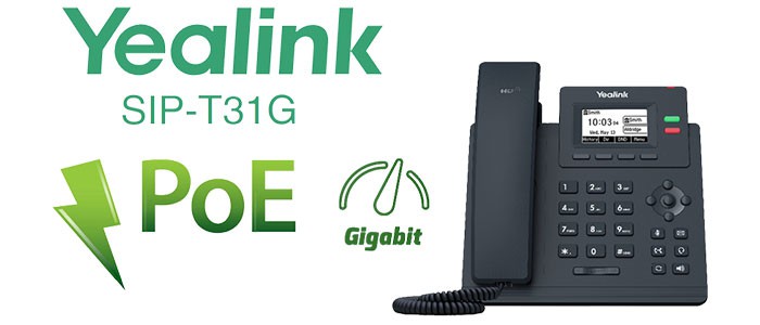 Điện thoại để bàn IP Yealink SIP-T31G | Maitel