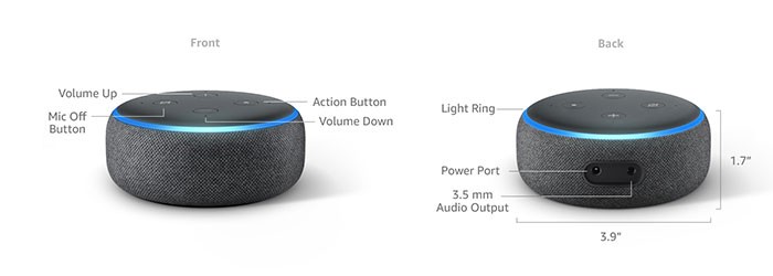دستیار صوتی و اسپیکر بلوتوث آمازون Echo Dot-3rd Gen
