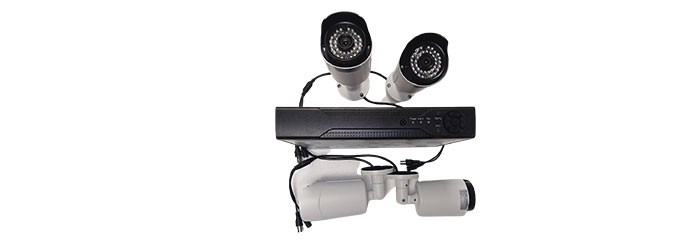 دوربین مداربسته AHD و DVR چهار کاناله STCBYZ مدل BY-AVR5104-936AHD-LX 