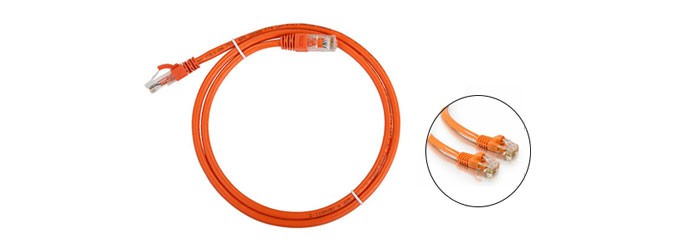 پچ کورد شبکه تارگت Cat6 UTP LSZH 1m TP-A01