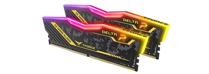 رم دسکتاپ تیم گروپ DELTA TUF RGB 16GB DDR4 2400MHz