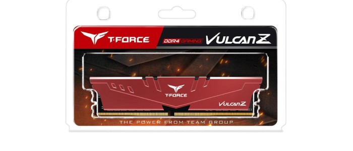 رم کامپیوتر تیم گروپ VULCAN Z Gaming 8GB DDR4 3200MH