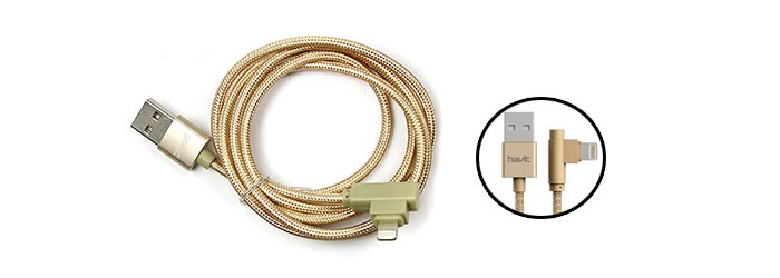 کابل مبدل USB به Lightning هویت HV-CB8503 1m