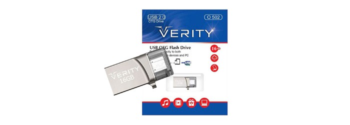 فلش مموری OTG وریتی O 502 16GB USB 2