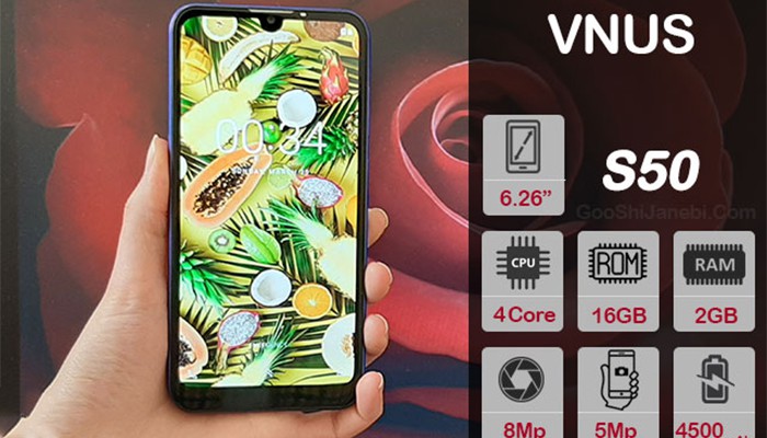 گوشی دو سیم کارت ونوس S50 16GB