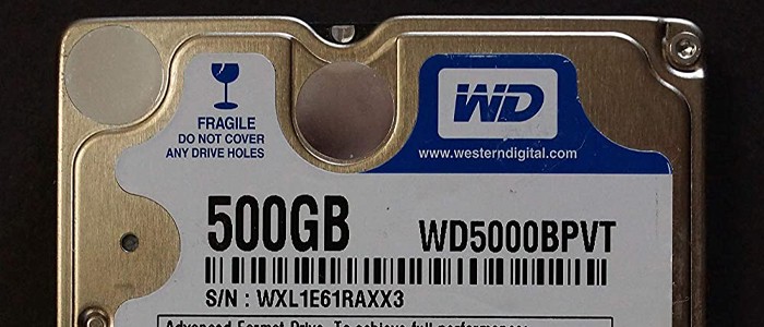 هارد لپ تاپ وسترن دیجیتال WD5000BPVT 500GB