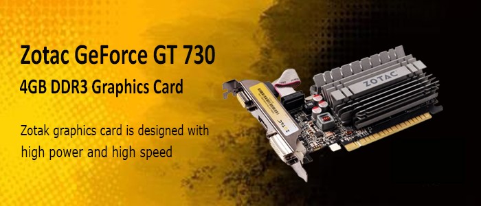 کارت گرافیک زوتاک GeForce GT 730 4GB Zone Edition